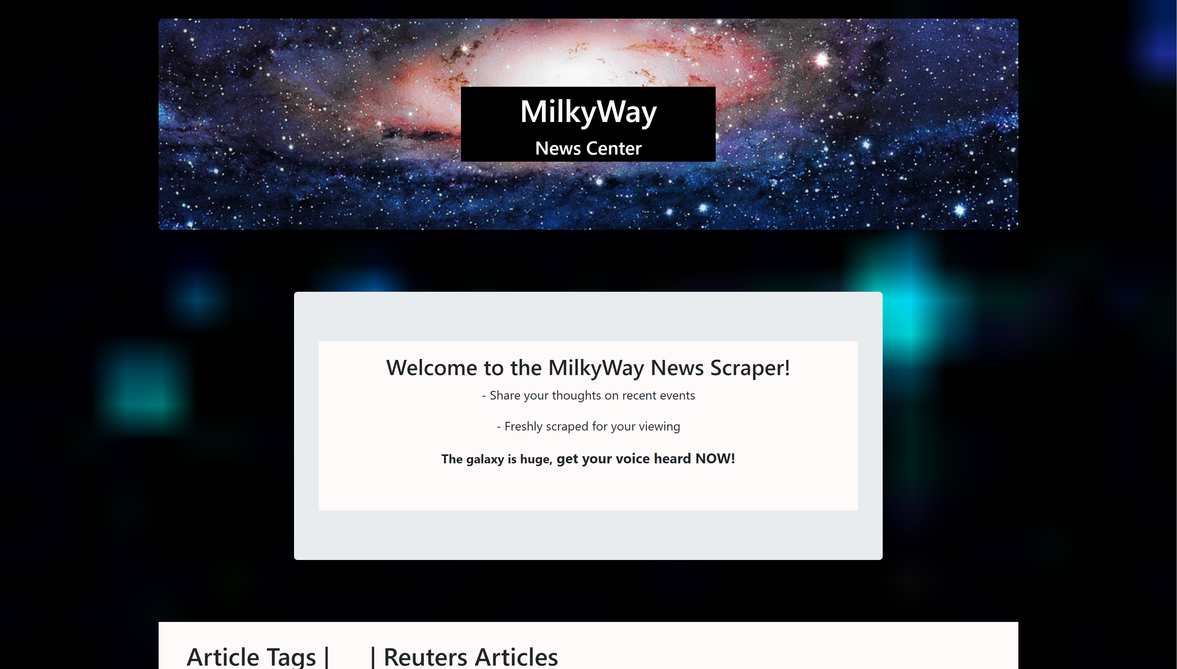 Milkyway-news